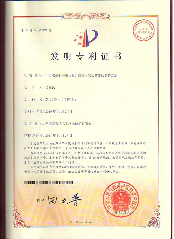 一步成型的高电压复合